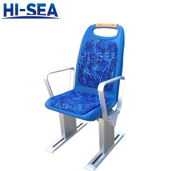 Plastic Passenger Seat with Cushion